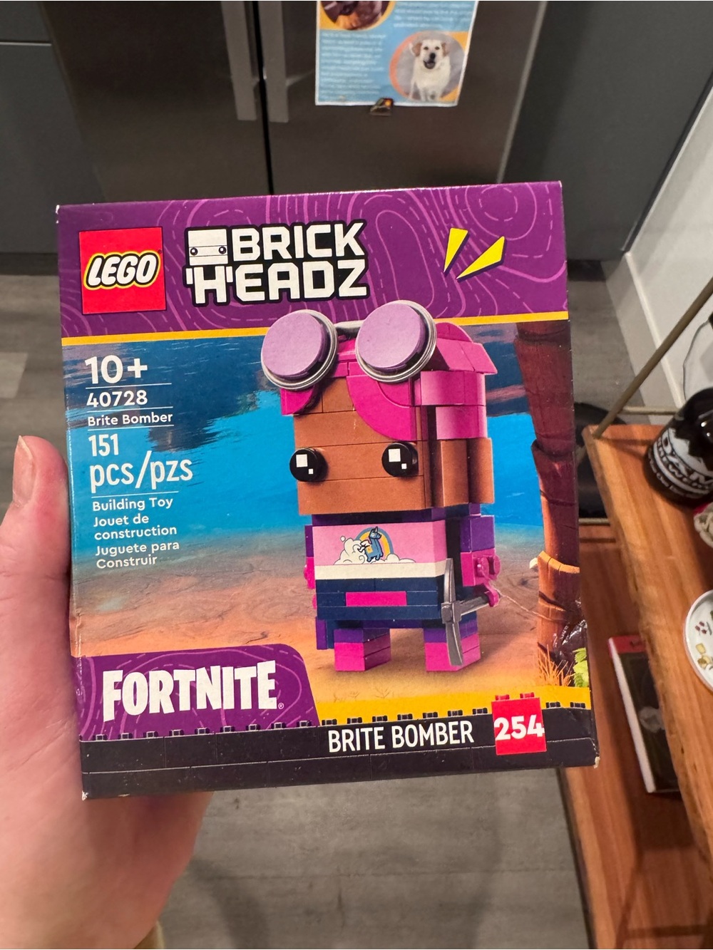 Lego BrickHeadz Brite Bomber Figure - Pink, Purple, Blue